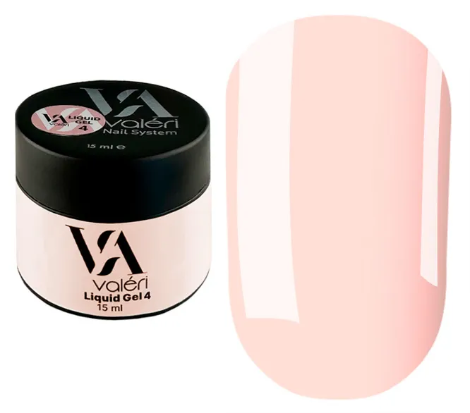 Гель рідкий для укріплення нігтів 15 мл №004 Liquid Gel VALERI